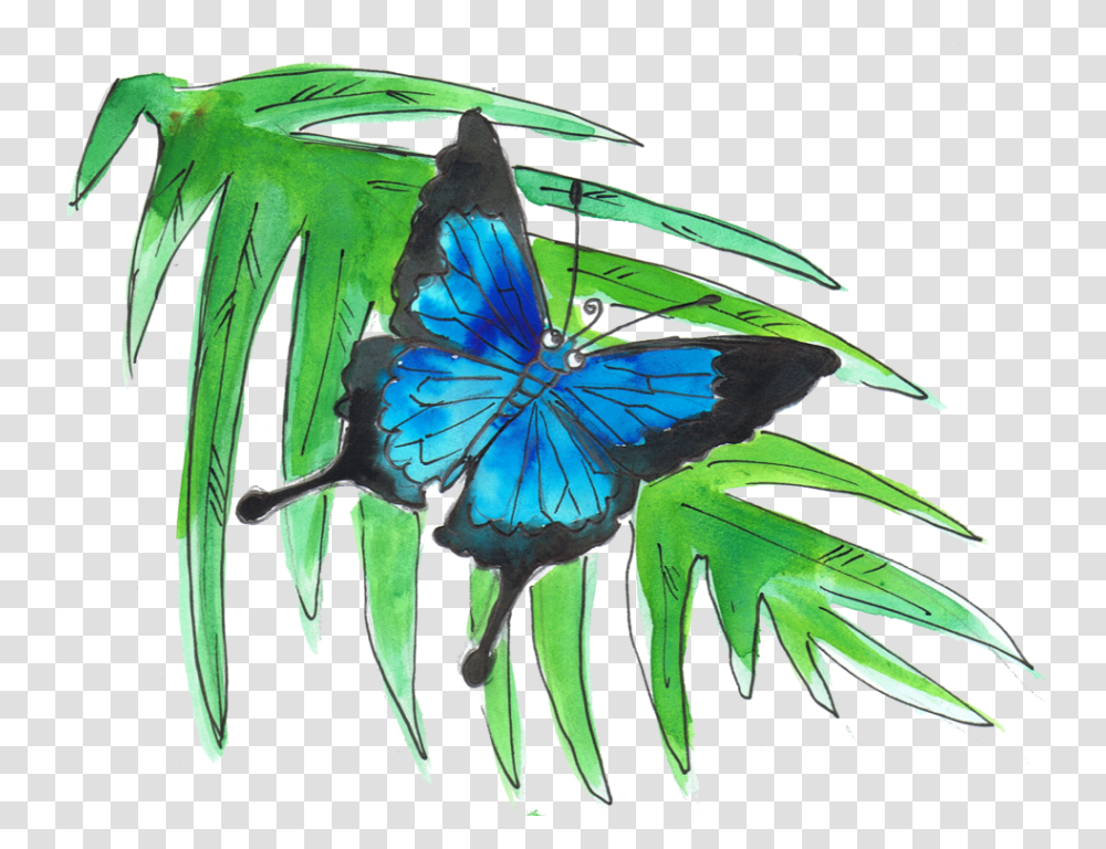 Ulysses Butterfly Swallowtail Butterfly, Bird, Animal, Insect, Invertebrate Transparent Png
