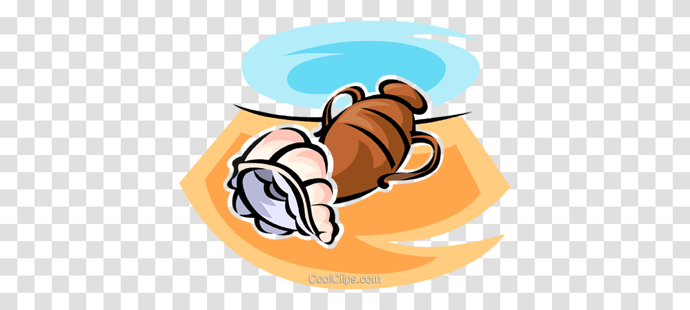 Um Vaso De Uma Concha Livre De Direitos Vetores Clip Art, Food, Sea Life, Animal, Crawdad Transparent Png