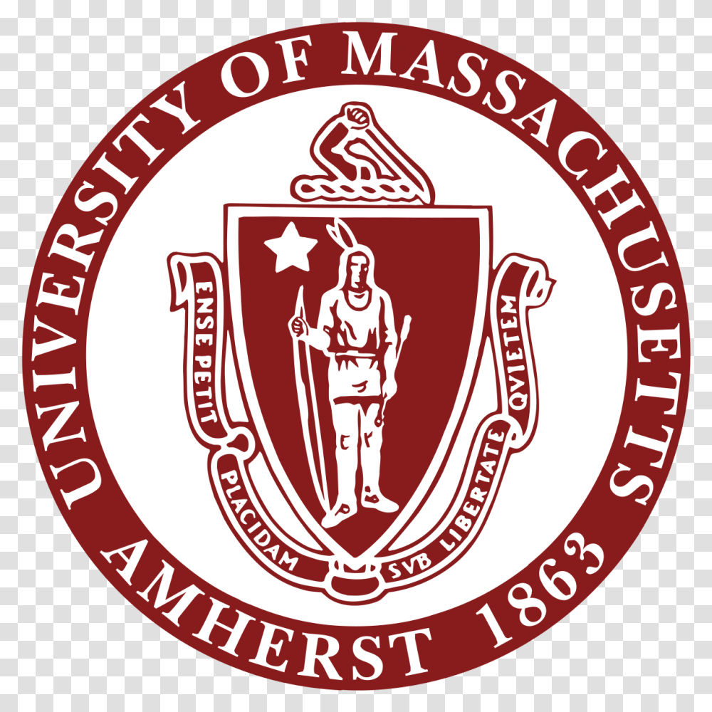 Umass Amherst Logo University Of Massachusetts Logo, Symbol, Trademark, Label, Text Transparent Png