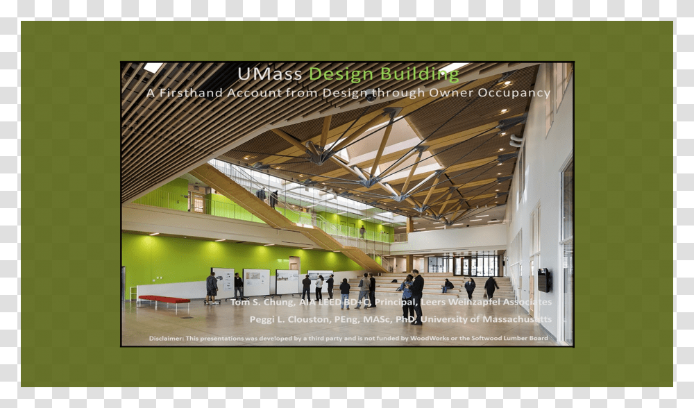 Umass Amherst Wood Building, Person, Airport, Poster, Airport Terminal Transparent Png