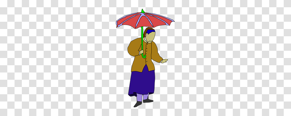 Umbrella Person, Apparel, Coat Transparent Png