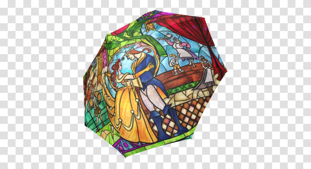 Umbrella, Stained Glass, Painting Transparent Png