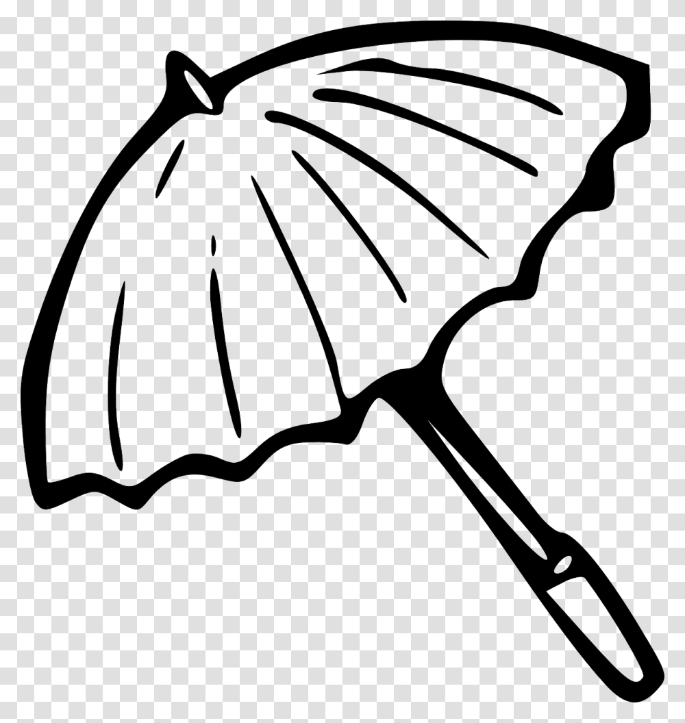 Чёрно белый зонтик
