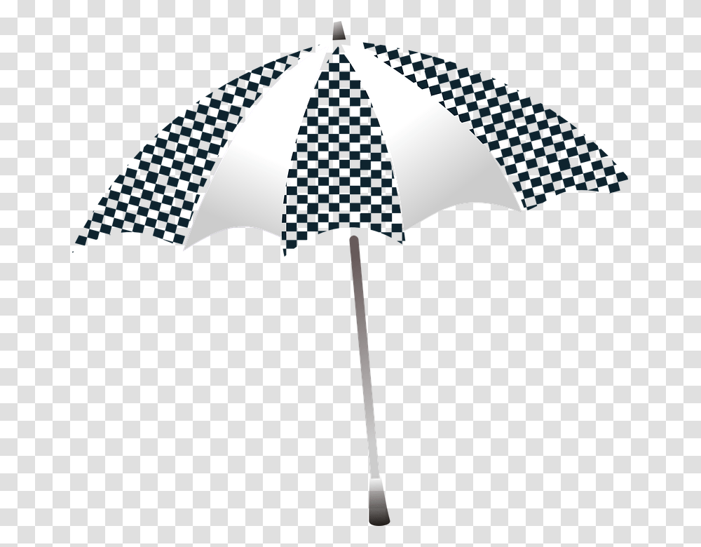 Umbrella Checkered Shelter Protection Shade Background Torn Paper Effect, Canopy, Lamp Transparent Png