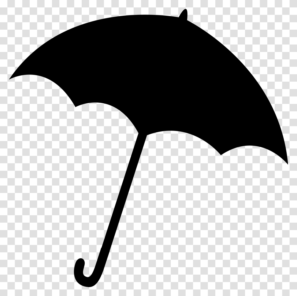 Umbrella Clipart Download Umbrella Silhouette, Cross, Animal, Stencil Transparent Png