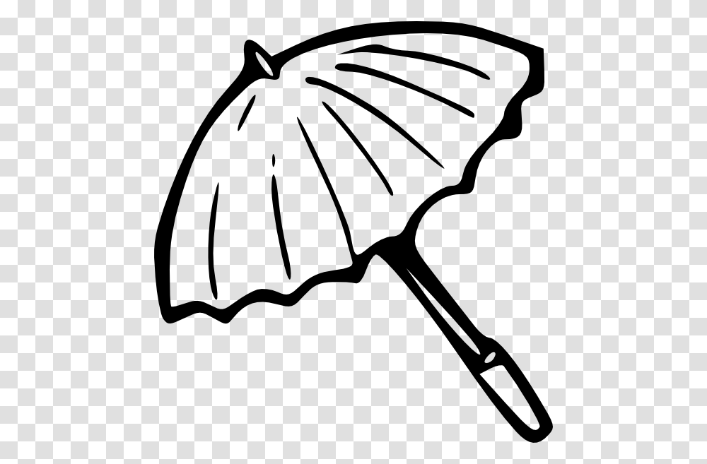 Umbrella Clipart Outline, Canopy, Scissors, Blade, Weapon Transparent Png