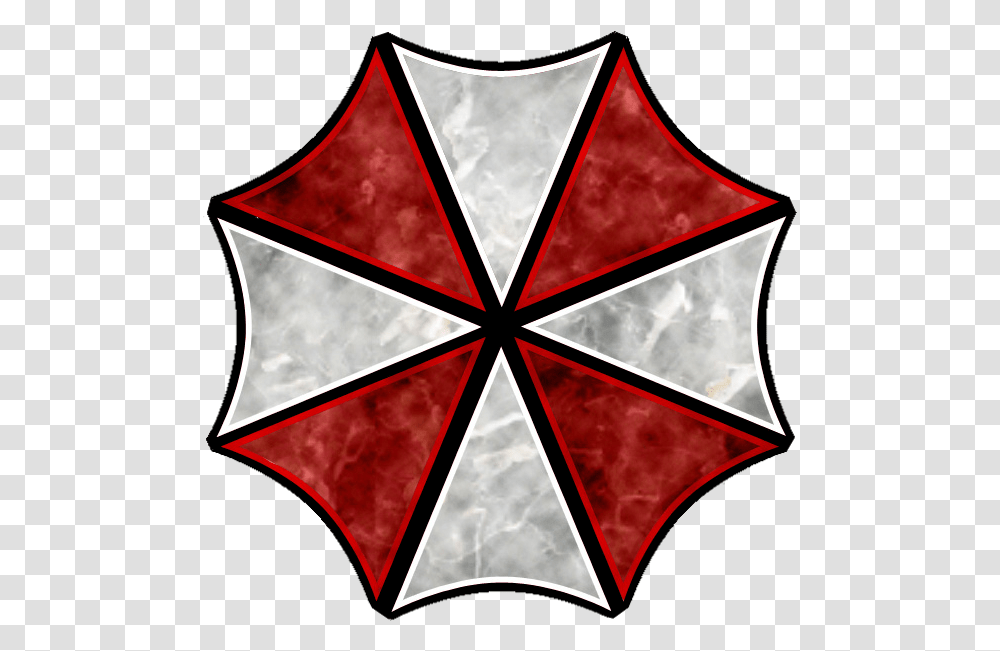 Umbrella Icon Umbrella Corporation Logo, Flag, Ornament, Triangle Transparent Png