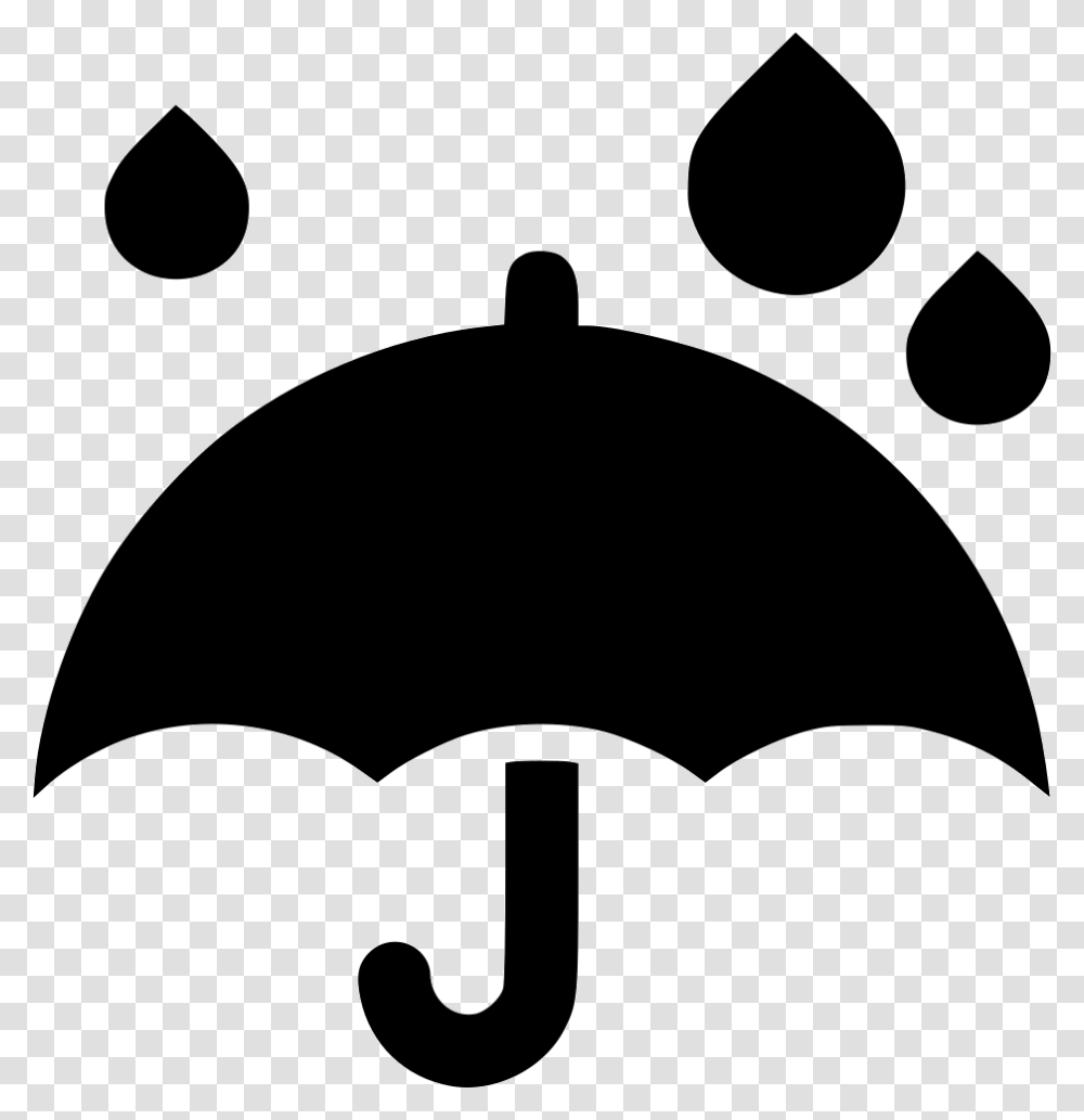 Umbrella Rain Drops Rain Drops Umbrella Icon, Baseball Cap, Hat, Apparel Transparent Png