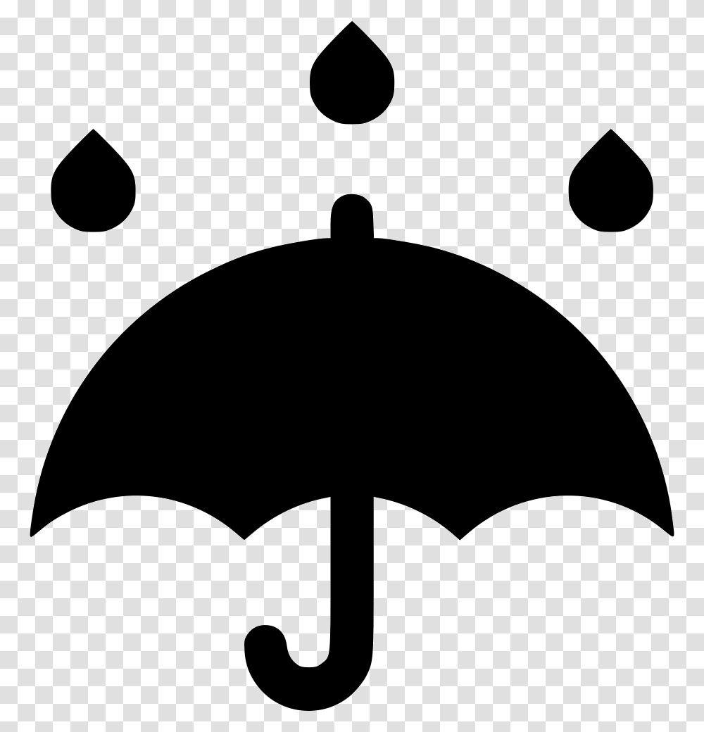 Umbrella Rain Rain, Canopy, Silhouette, Stencil Transparent Png