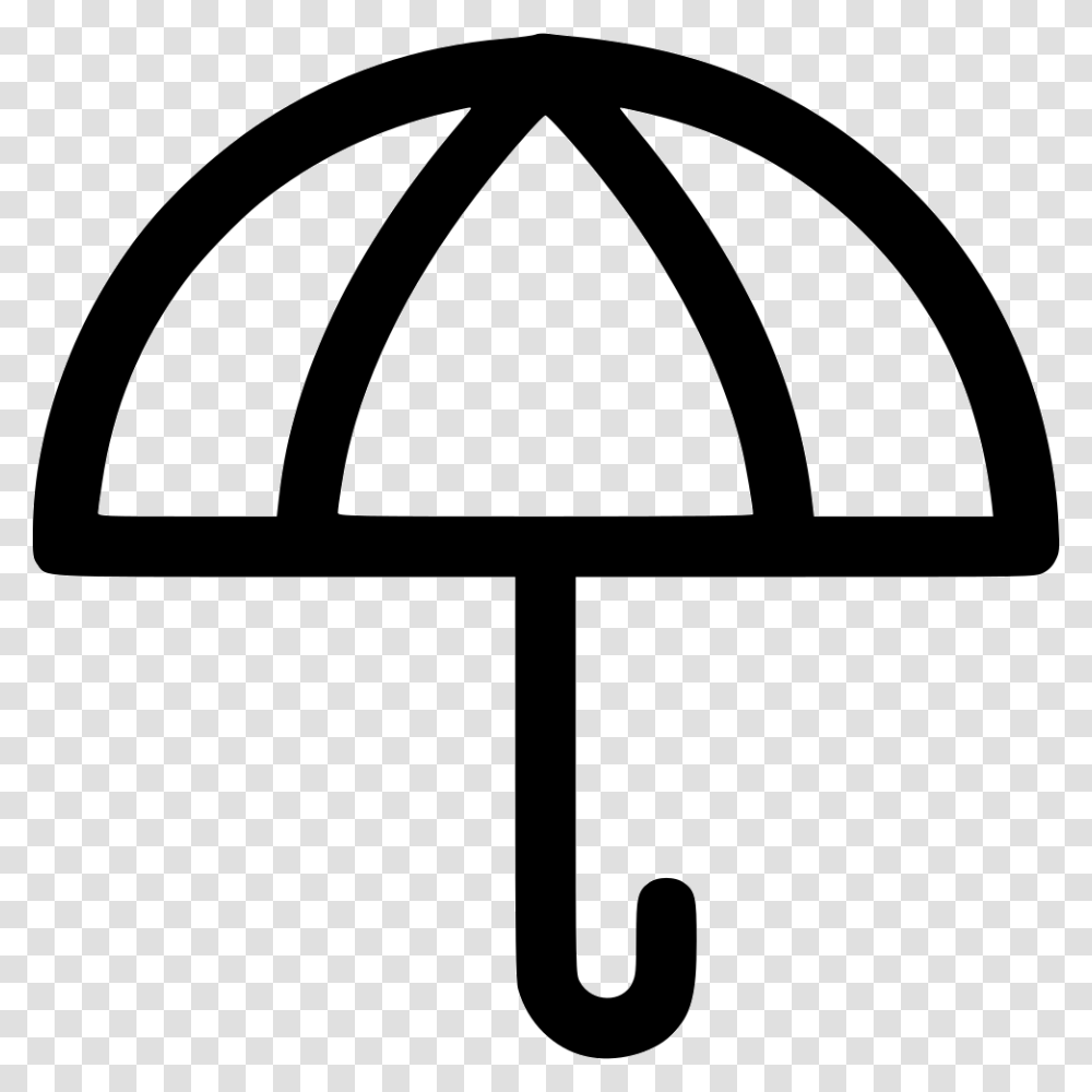 Umbrella Rain Shade Monsoon Shower Icon Free Download, Lamp, Lampshade, Stencil Transparent Png