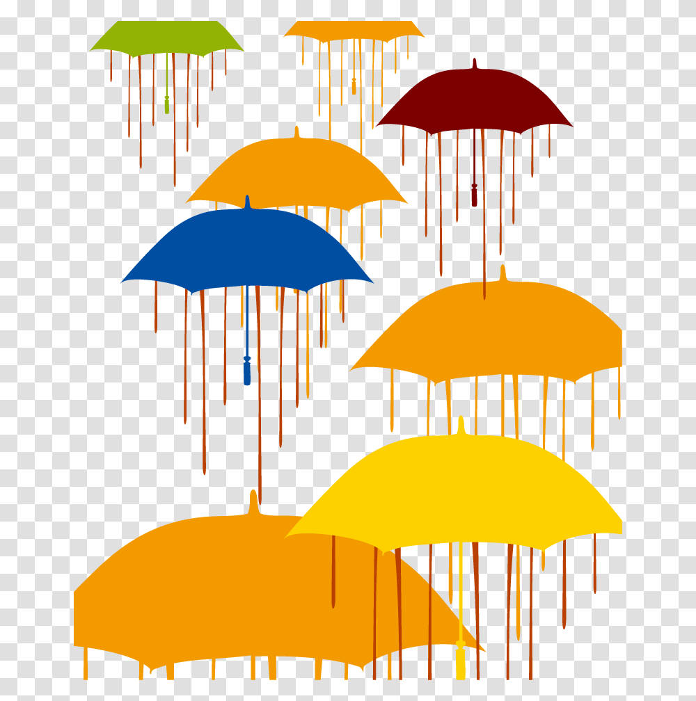 Umbrella Rain Vector, Lighting, Sea Life Transparent Png
