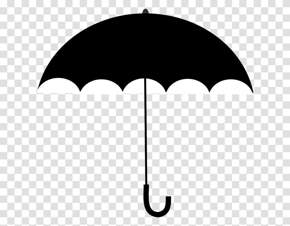 Umbrella Vector Black Umbrella Clipart, Silhouette, Canopy, Stencil Transparent Png