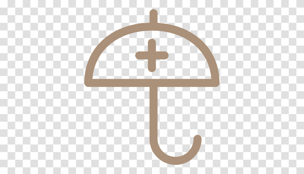 Umbrella With Plus Sign, Cross, Anchor, Hook Transparent Png