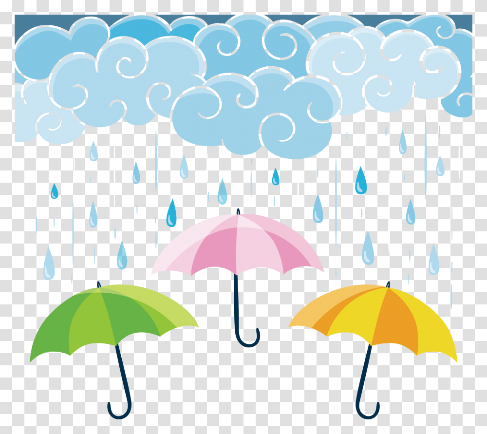 Umbrella With Rain, Canopy, Tent Transparent Png