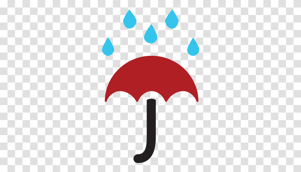 Umbrella With Rain Drops Emoji For Facebook Email & Sms Chesham, Canopy Transparent Png