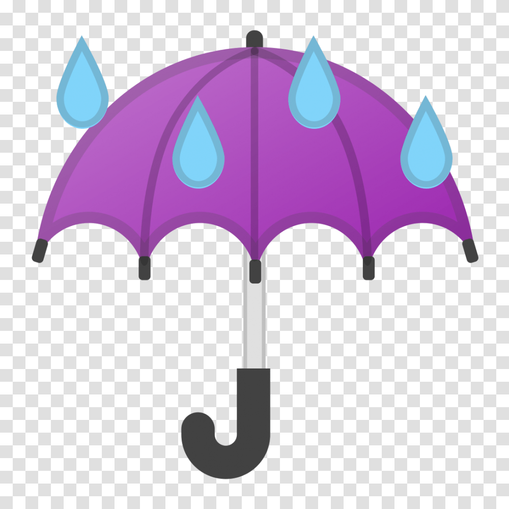 Umbrella With Rain Drops Icon Noto Emoji Travel Places Iconset, Canopy, Axe, Tool, Patio Umbrella Transparent Png