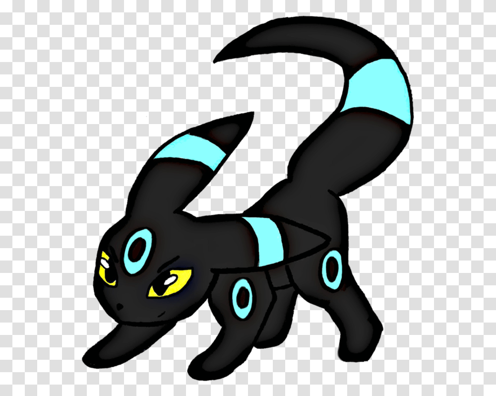Umbreon The Shiny Pokemon 3 Fictional Character, Label, Text, Sticker, Animal Transparent Png