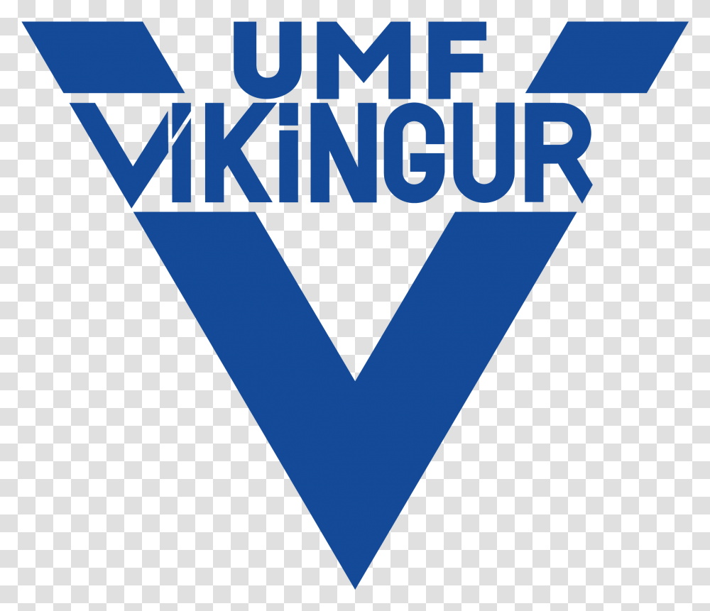 Umf Vikingur Olafsvik Football Logo Soccer Sports Vikingur Olafsvik Logo, Label, Text, Alphabet, Triangle Transparent Png