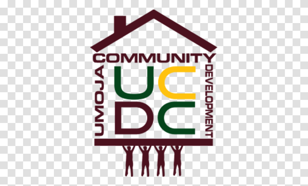 Umoja Community Development Corporation Logo Mobile Communication, Poster, Alphabet, Housing Transparent Png