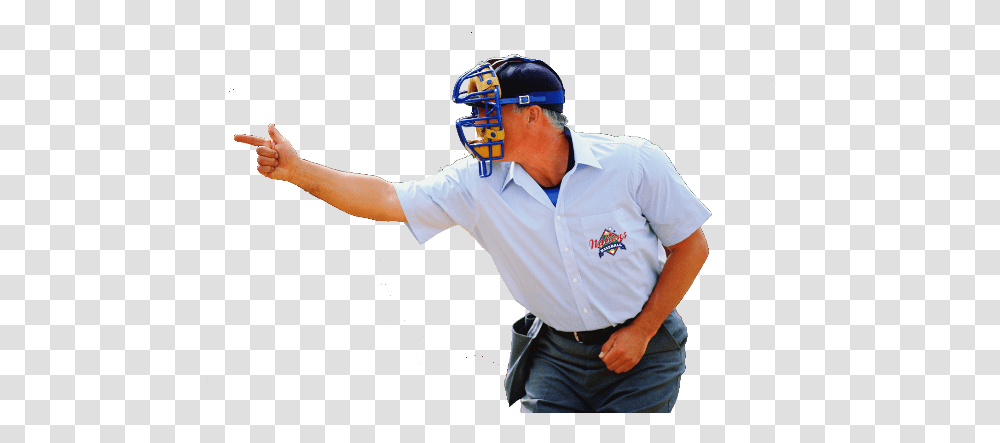 Umpire Hd Hdpng Images Pluspng Baseball Umpire No Background, Clothing, Helmet, Person, People Transparent Png