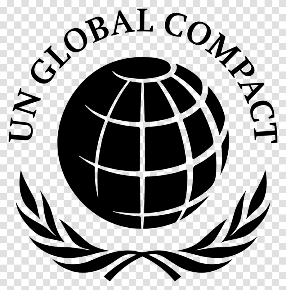 Un Global Compact United Nations Global Compact Logo, Gray, World Of Warcraft Transparent Png