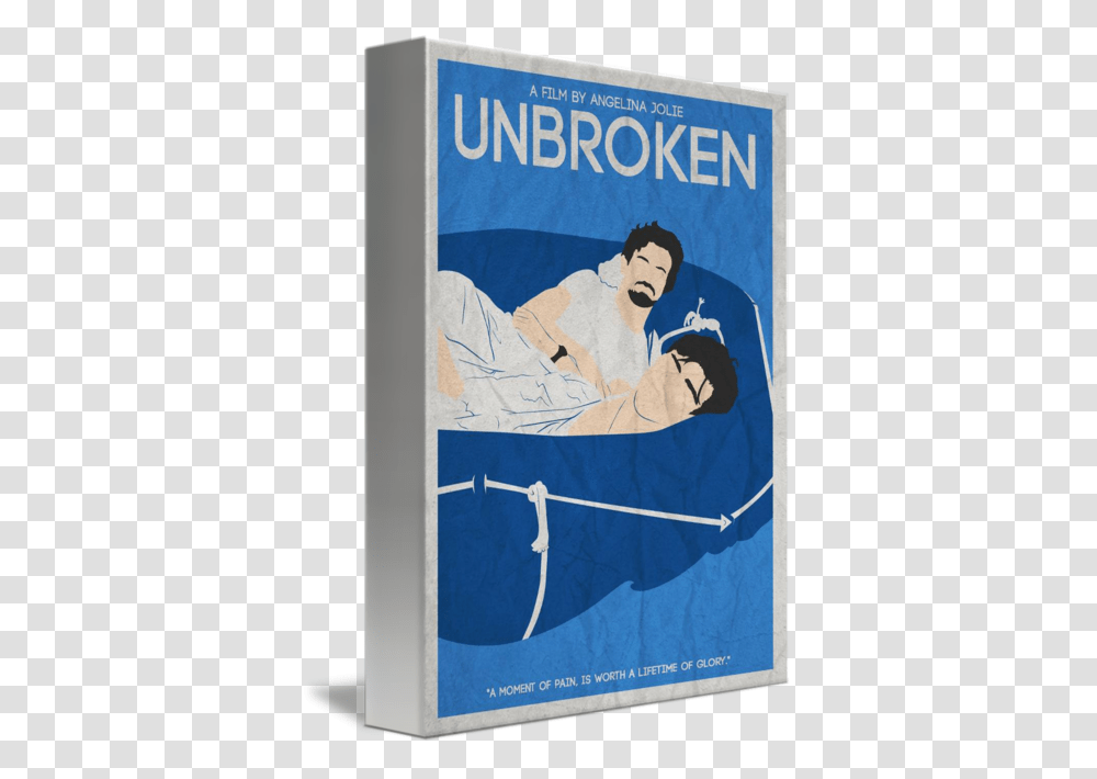 Unbroken Minimalist Movie Poster, Advertisement, Label, Person Transparent Png