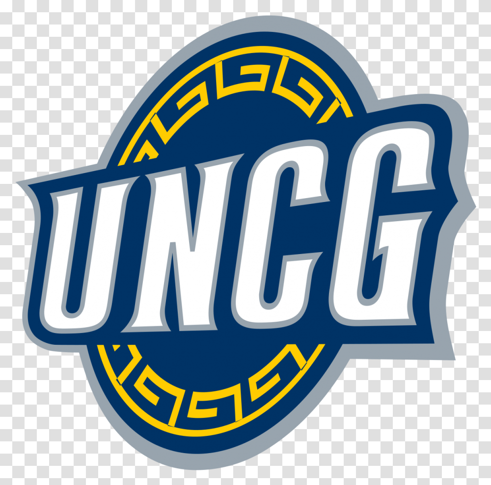 Unc Greensboro Athletics Logo, Trademark, Emblem, Word Transparent Png