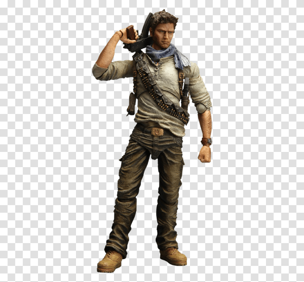 Uncharted 3 Action Figure, Bronze, Person, Human, Figurine Transparent Png