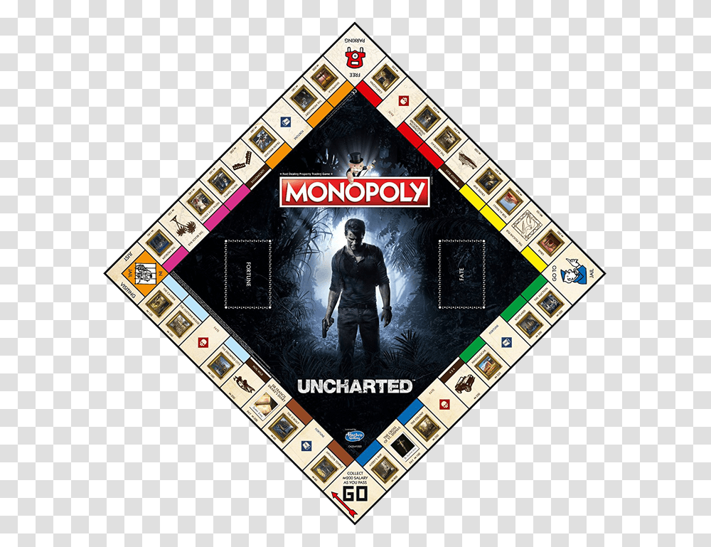 Uncharted Board Game Download Monopoly Uncharted, Person, Word Transparent Png