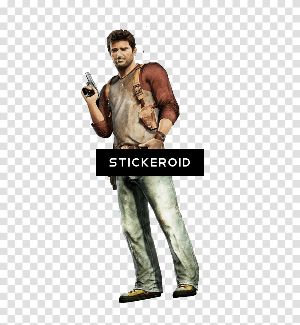 Uncharted Image, Person, Pants, Weapon Transparent Png