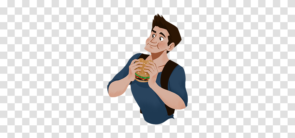 Uncharted Stickers, Person, Food, Word, Eating Transparent Png