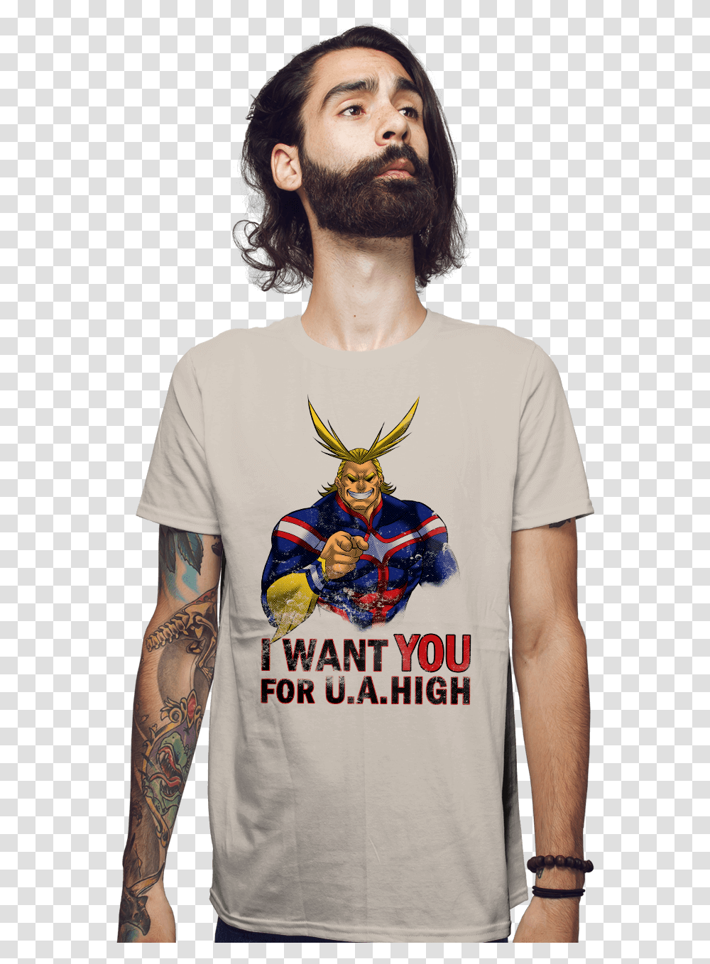 Uncle All Might Want You For Us Army Bob Newby Superhero Shirt, Skin, Apparel, Person Transparent Png