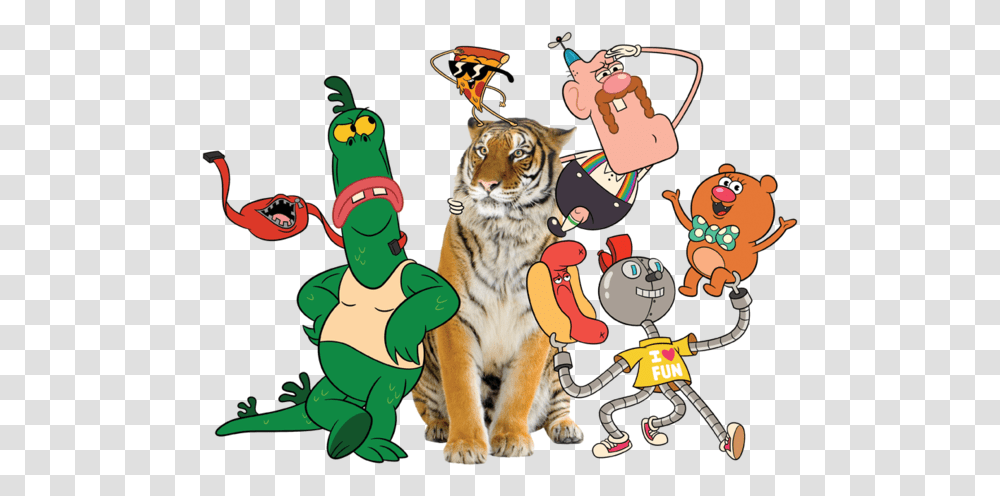 Uncle Grandpa Image Uncle Grandpa And Friends, Tiger, Wildlife, Mammal, Animal Transparent Png