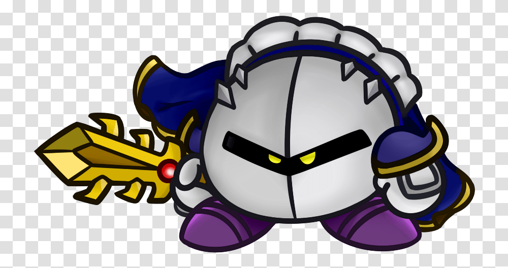 Uncle Jeol The Lone Swordsman Meta Knight Fictional Character, Helmet, Clothing, Apparel, Angry Birds Transparent Png