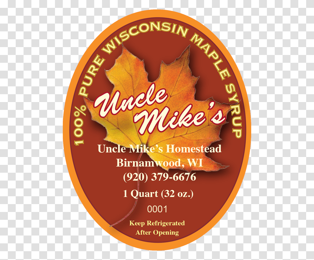Uncle Mike's Homestead Label, Poster, Advertisement, Plant Transparent Png