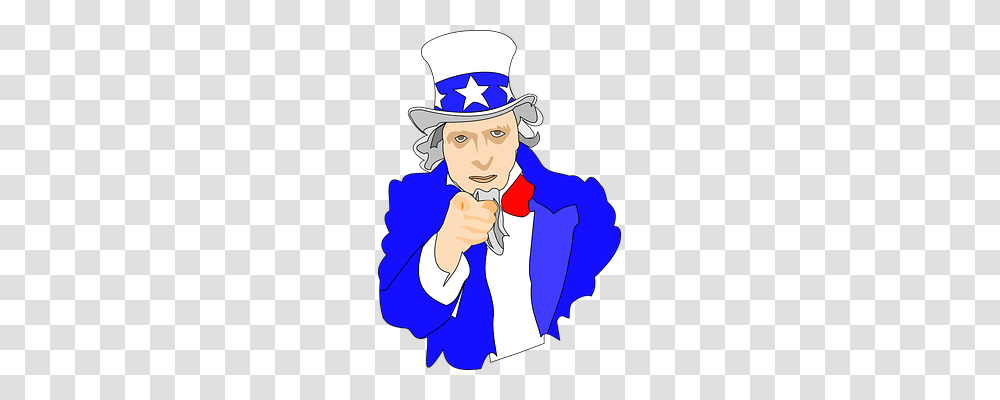 Uncle Sam Person, Performer, Hat Transparent Png