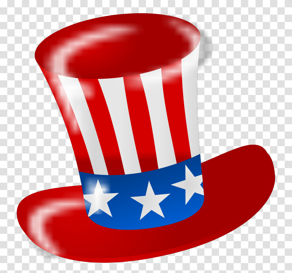 Uncle Sam American Hat Svg Clip Arts Background Uncle Sam Hat, Apparel, Cowboy Hat, Ketchup Transparent Png