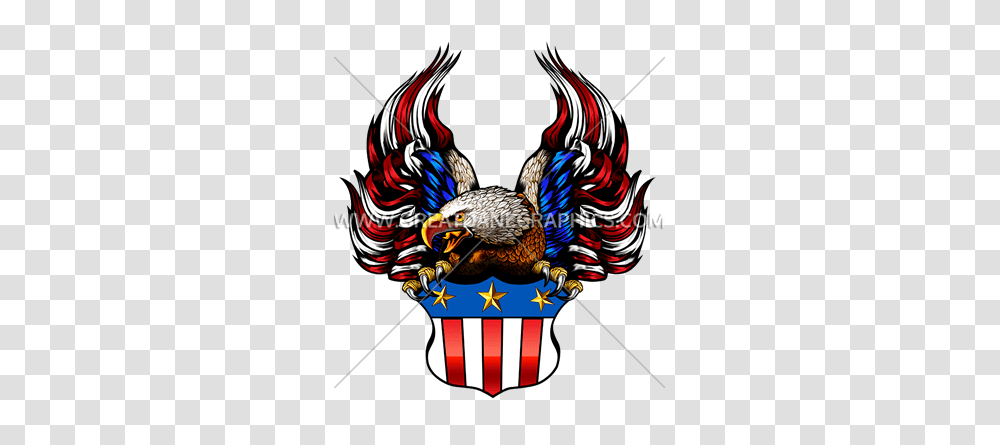 Uncle Sam Eagle Production Ready Artwork For T Shirt Printing, Bird, Animal, Dragon Transparent Png