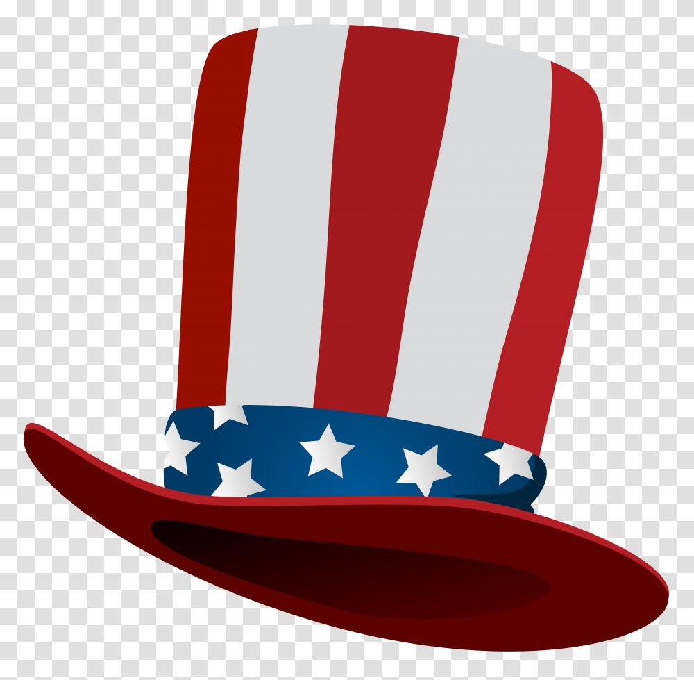 Uncle Sam Hat Cartoon, Flag, Apparel Transparent Png