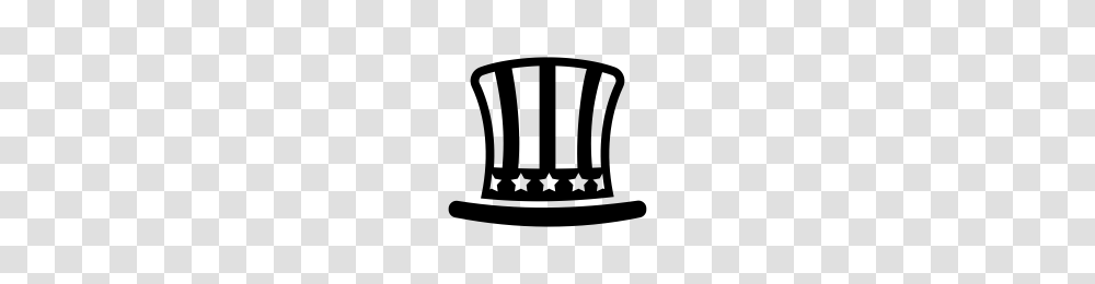 Uncle Sam Hat Icons Noun Project, Gray, World Of Warcraft Transparent Png