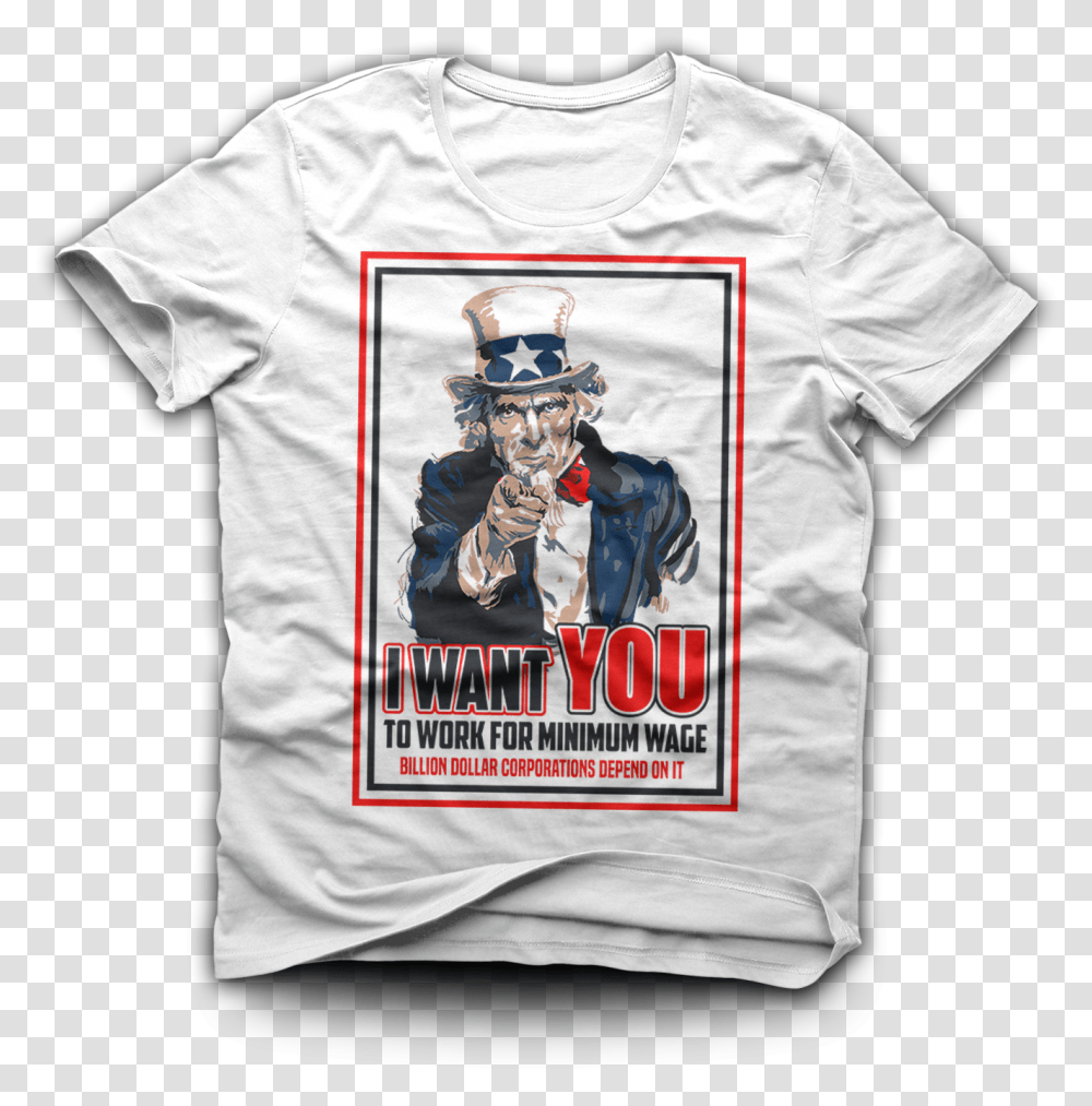 Uncle Sam I Want You, Apparel, T-Shirt, Person Transparent Png