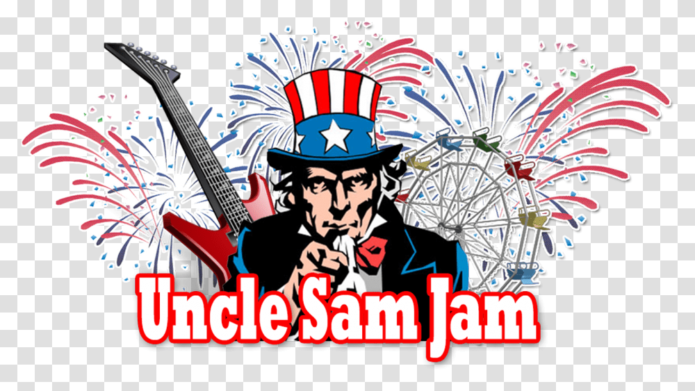 Uncle Sam Jam Woodhaven, Person, Crowd Transparent Png
