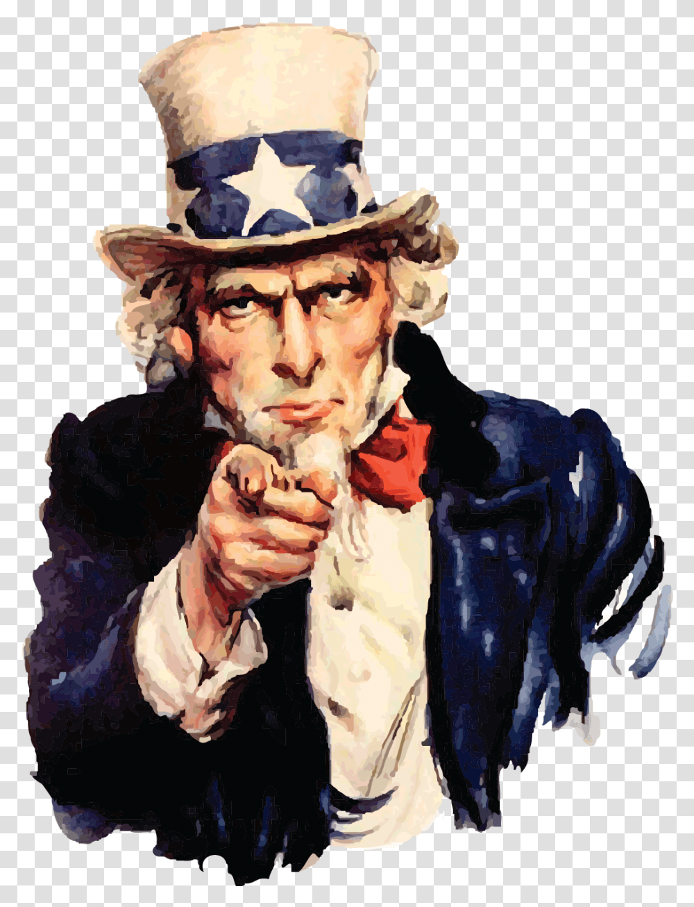 Uncle Sam Someone Pointing At You, Person, Human, Performer, Magician Transparent Png
