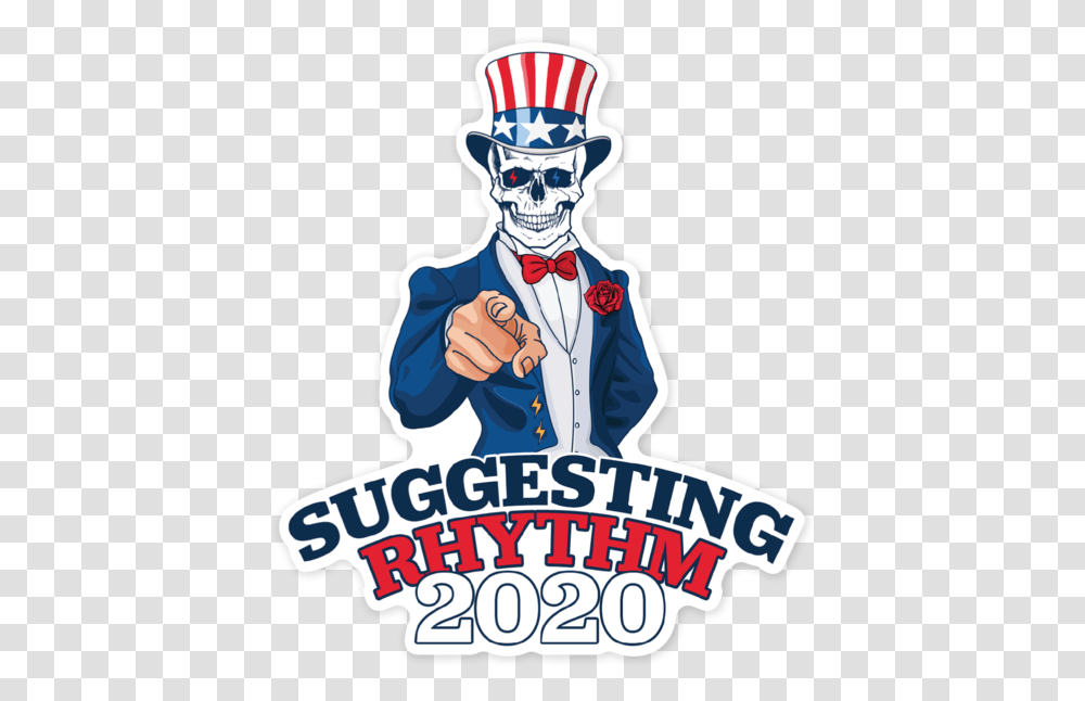 Uncle Sam Sticker, Person, Performer, Hand, Poster Transparent Png