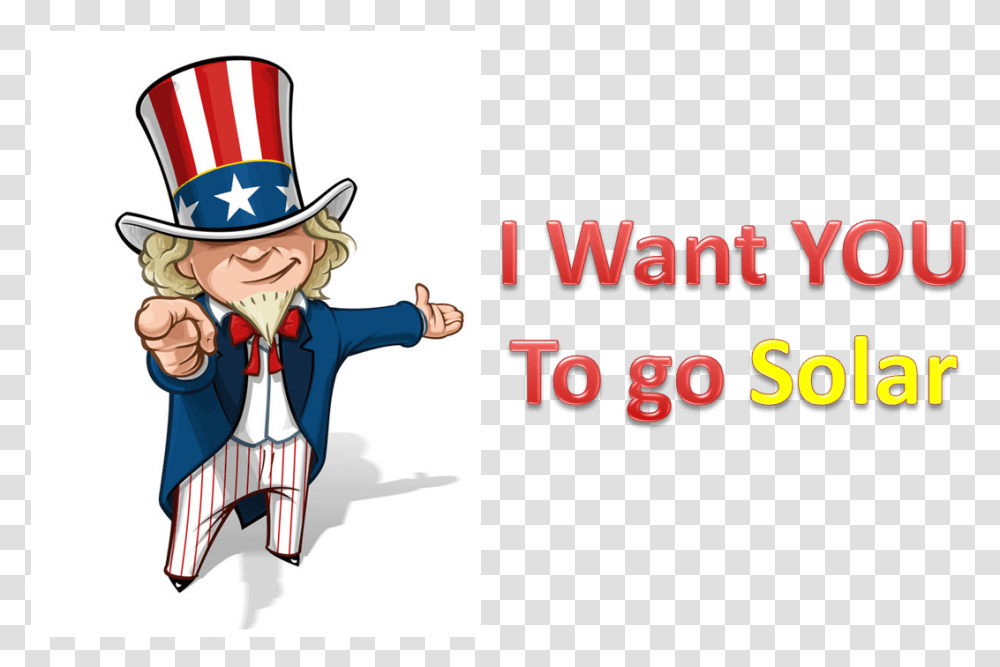 Uncle Sam Wants You Ww1 Uncle Sam Cartoon, Person, Hat, Performer Transparent Png