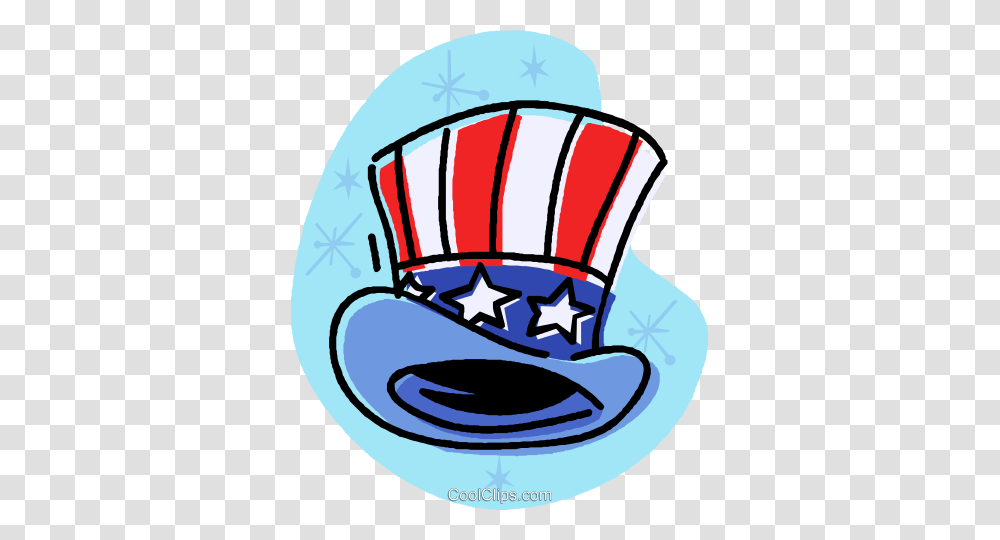 Uncle Sams Top Hat Royalty Free Vector Clip Art Illustration, Label, Helmet Transparent Png