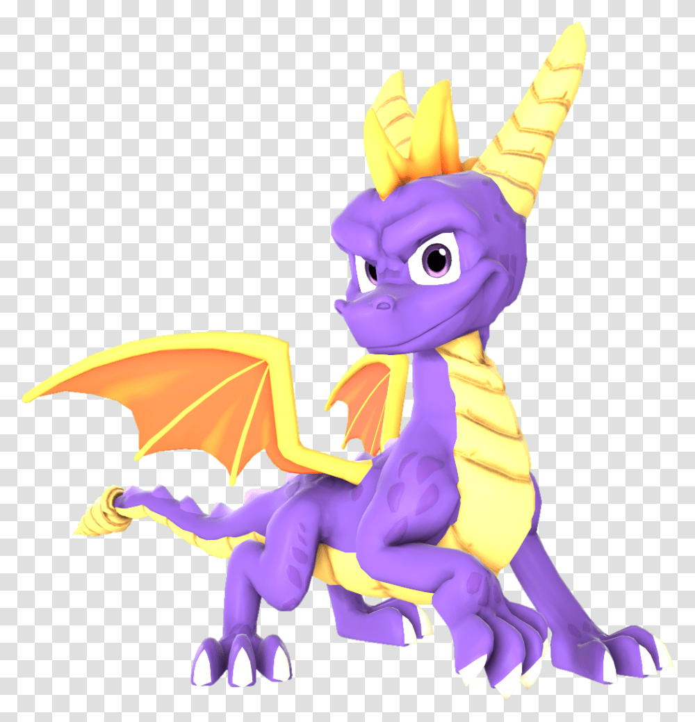 Uncle Winger Spyro Smash Ultimate Render, Dragon, Toy Transparent Png