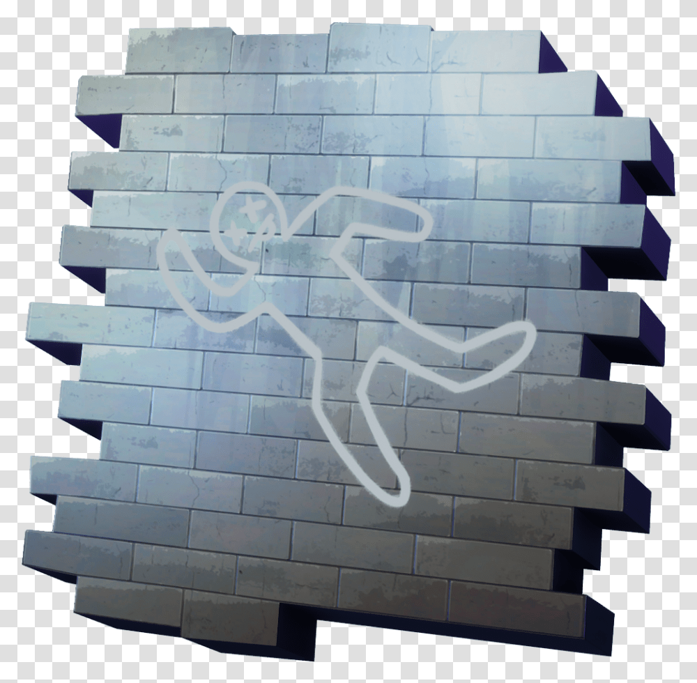 Uncommon Chalk Outline Spray Arrow Spray Paint Fortnite, Wall, Staircase Transparent Png