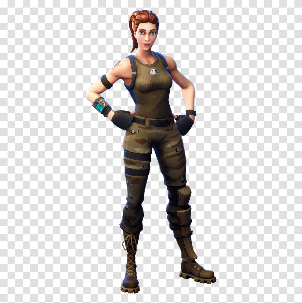 Uncommon Tower Recon Specialist Outfit Fortnite Cosmetic Fortnite Tower Recon Specialist, Person, Human, Figurine, Toy Transparent Png