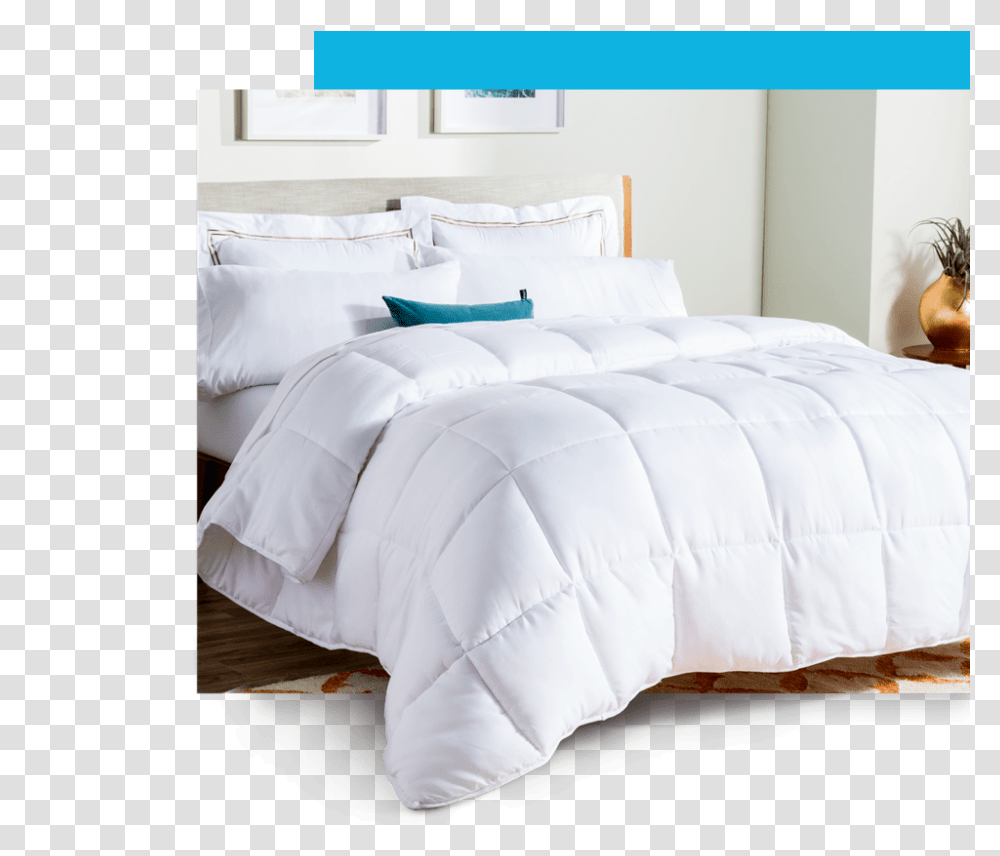 Uncompromised Comfort For Less Comfort Bed Sheet, Blanket, Furniture Transparent Png